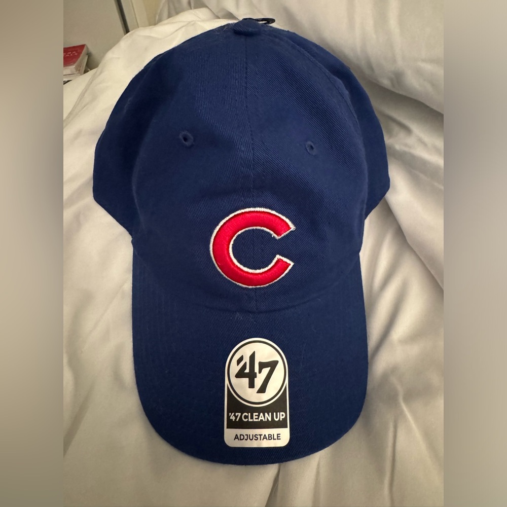 BLUE CHICAGO CUBS BASEBALL HAT CAP (NEVER WORN)